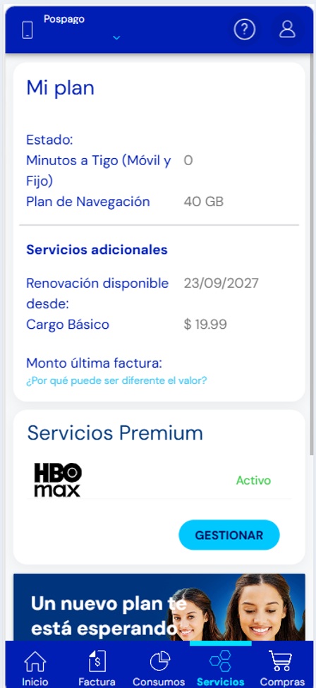 Mi Tigo App: selección de HBO Max